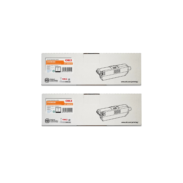 Genuine Oki C332 MC363 Toner Value Pack PLUS EXTRA BLACK