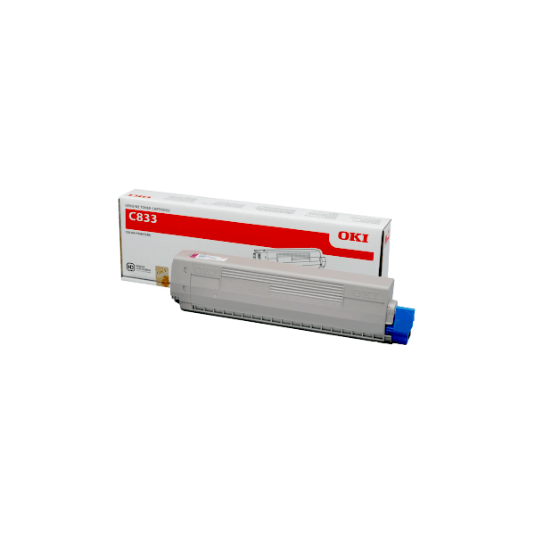 Genuine Oki C833 Magenta Toner