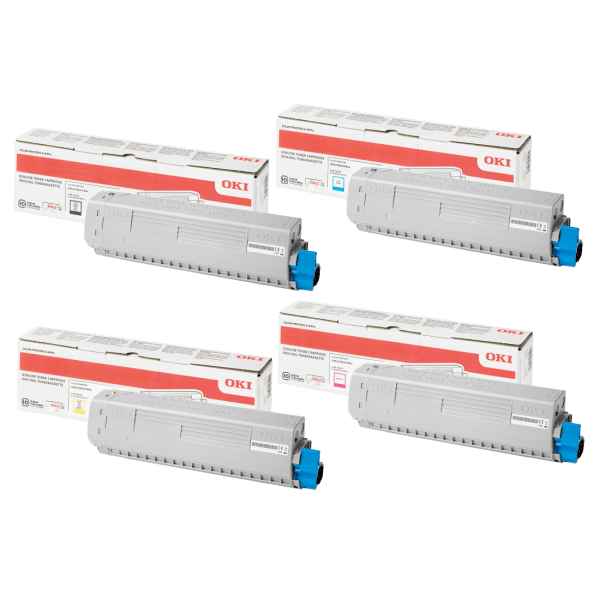 Genuine Oki C834 Toner Value Combo Pack