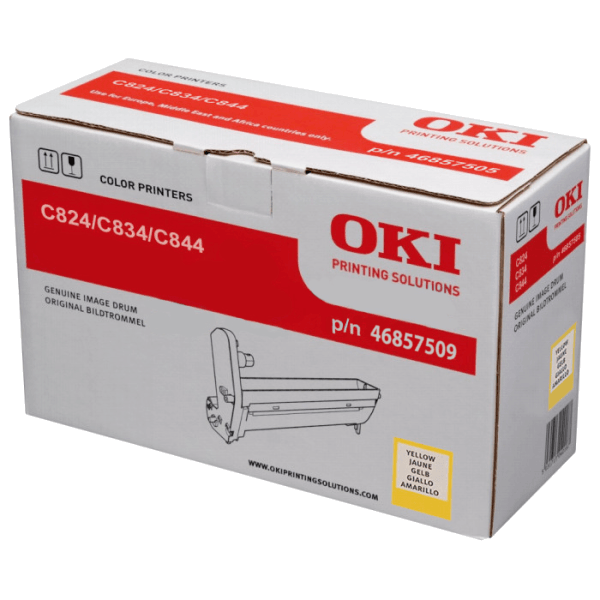 Genuine OKI C834 Yellow Drum Cartridge 46857509
