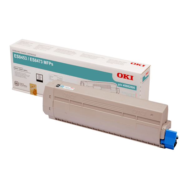 Genuine Oki ES8473 Black Toner 45862836