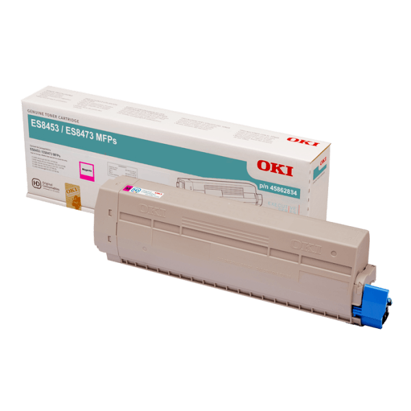 Genuine Oki ES8473 Magenta Toner 45862834