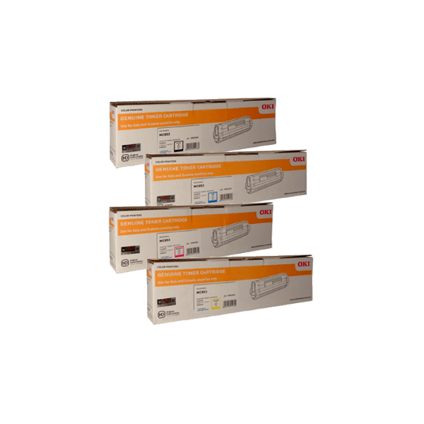 Genuine Oki MC853 Toner Value Pack