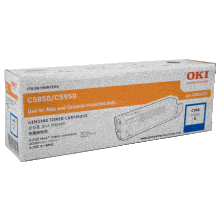 Genuine Oki C5850 C5950 Cyan Toner