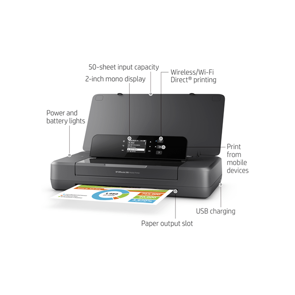 HP OfficeJet 200 Portable Printer CZ993A
