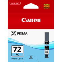 Genuine Canon PGI-72 Photo Cyan Ink Cartridge Genuine Canon PGI-72 Photo Cyan Ink Cartridge
