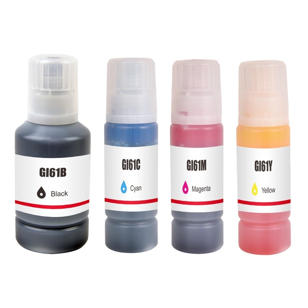 Compatible Canon Pixma Ink Bottle Combo Value Pack GI61