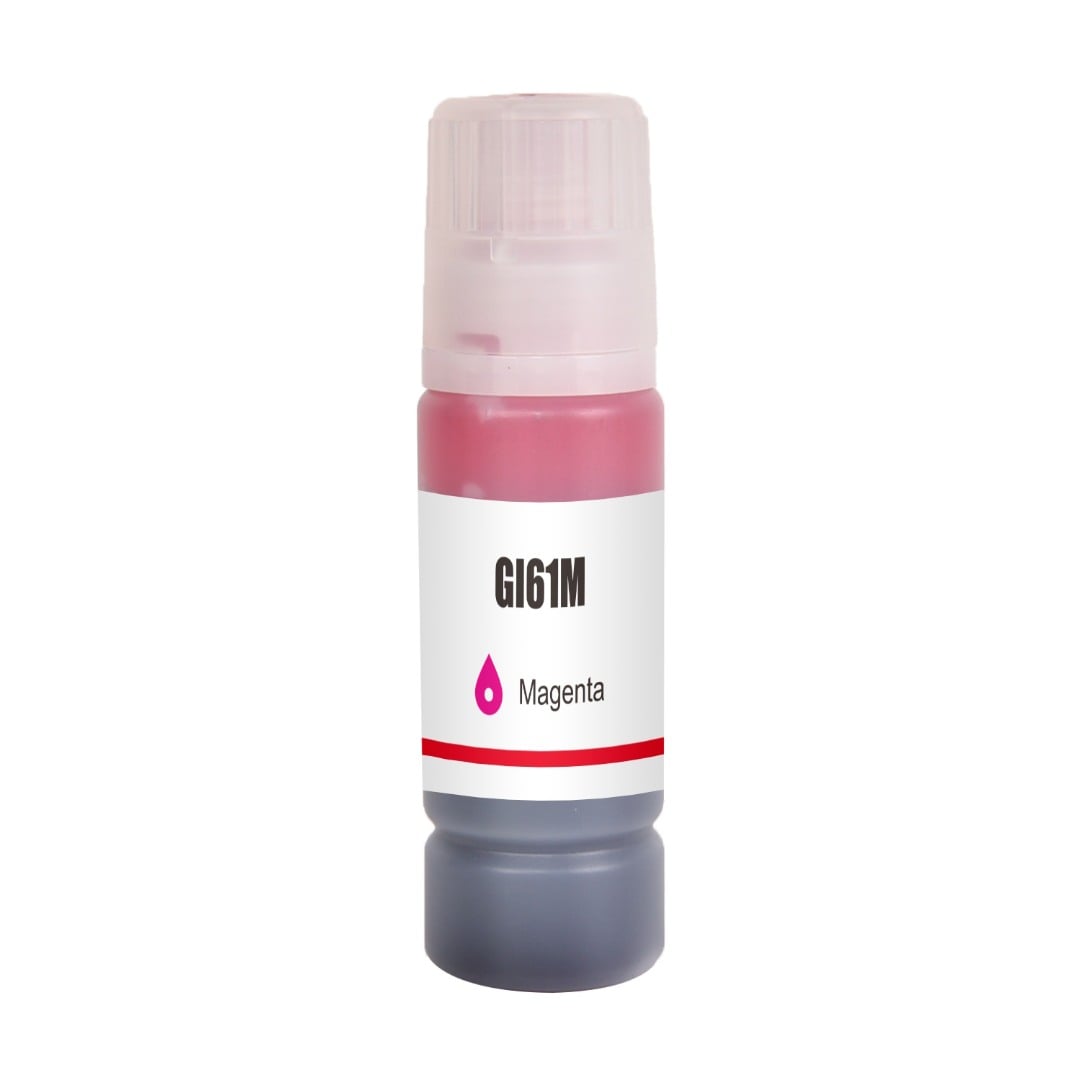 Compatible Canon Pixma Magenta Ink Bottle GI61M