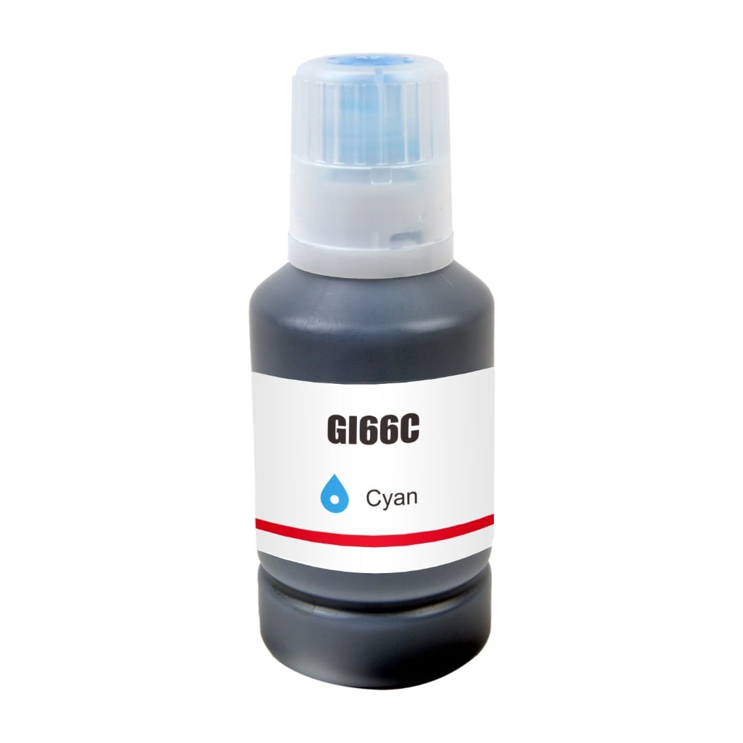 Compatible Canon Maxify GI-66 Pigment Cyan Ink Bottle GI66BK