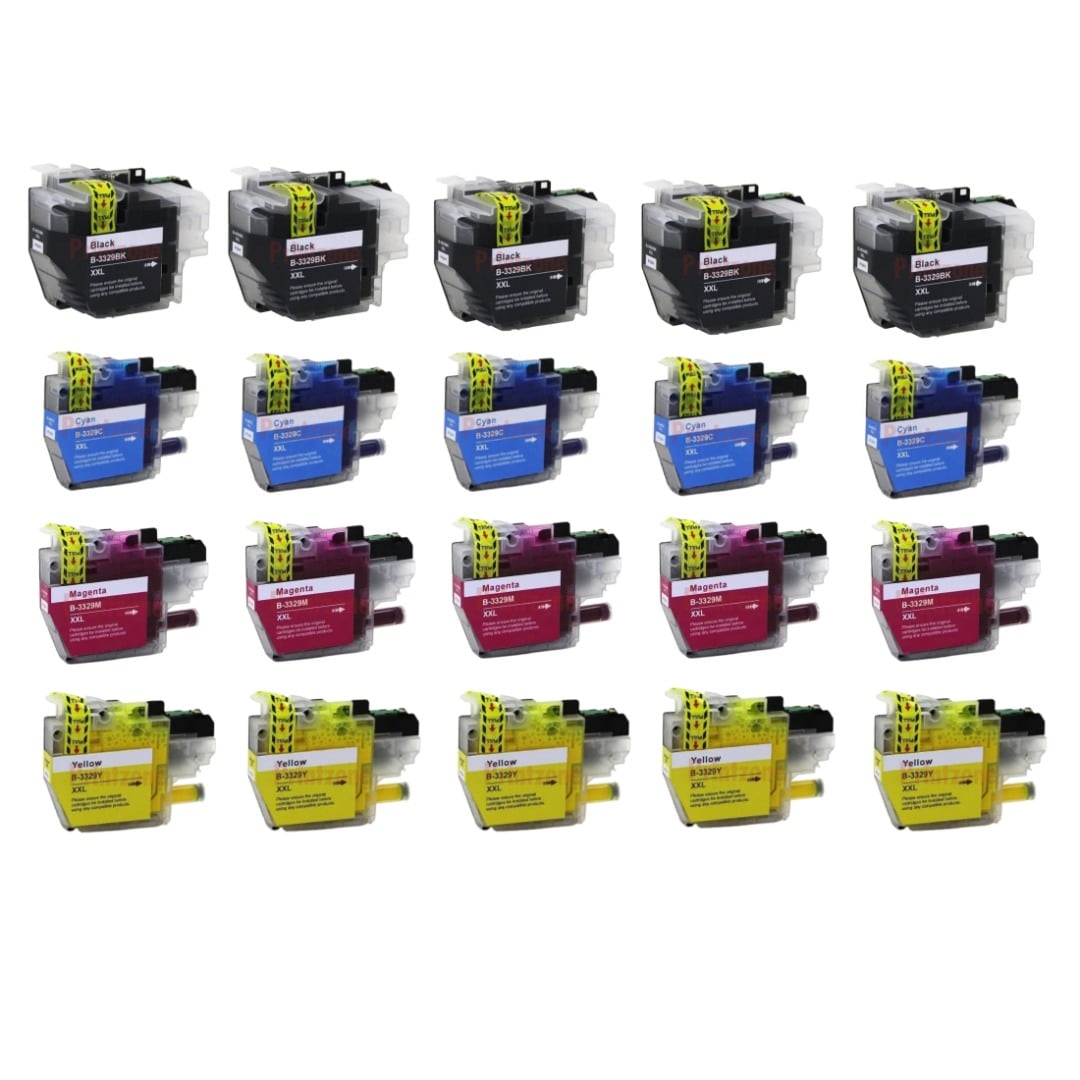 Compatible Brother LC-3329XL 20 PACK Ink Combo Value Pack