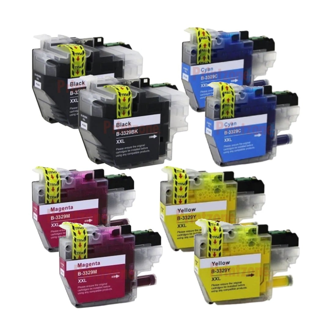 Compatible Brother LC-3329XL Ink Double Combo Value Pack