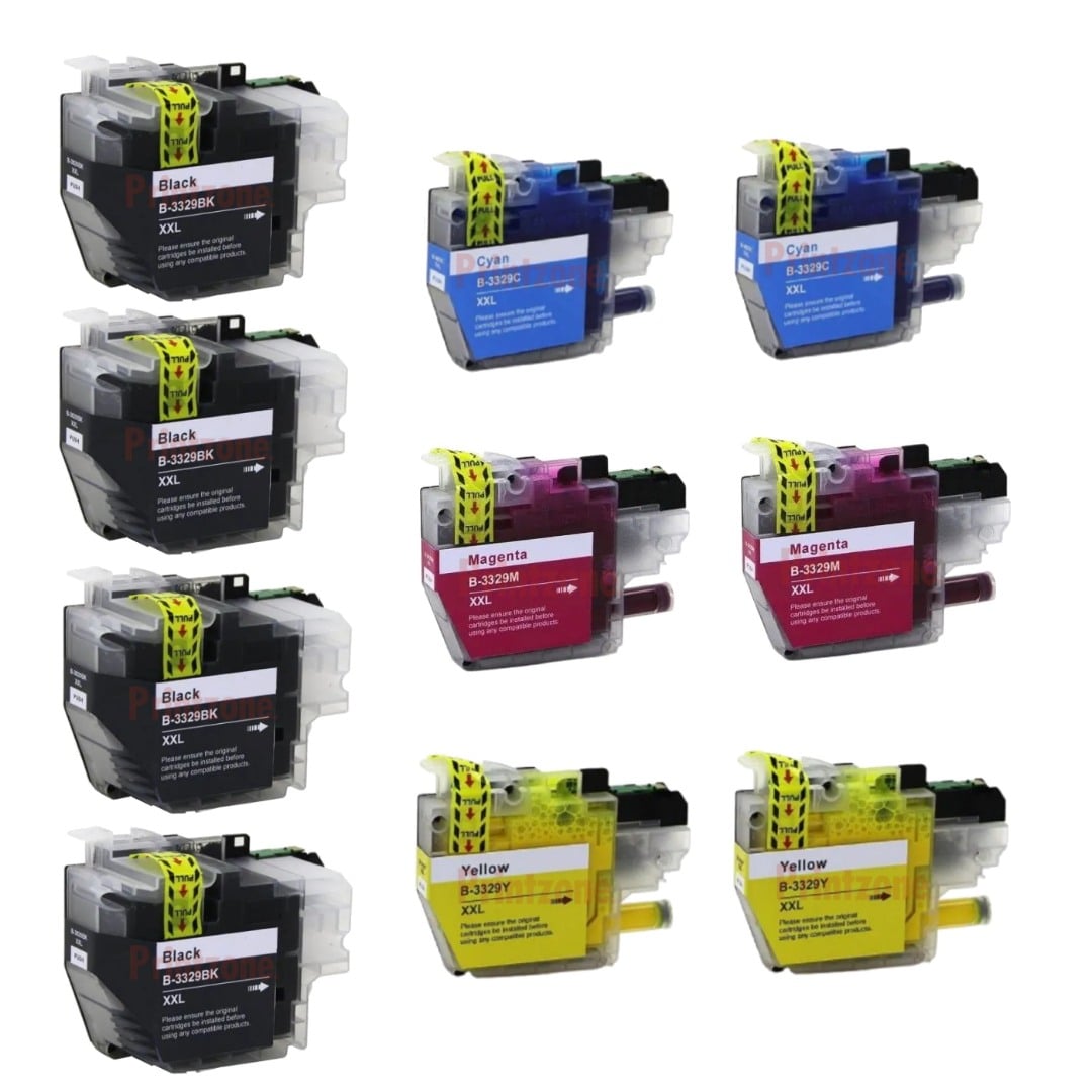 Compatible Brother LC-3329XL Ink Double Combo Value Pack PLUS 2 EXTRA BLACKS