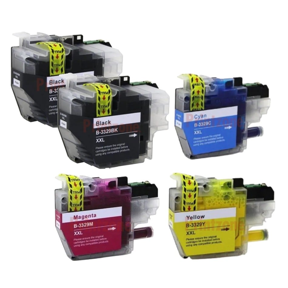 Compatible Brother LC-3329XL Ink Combo Value Pack PLUS EXTRA BLACK