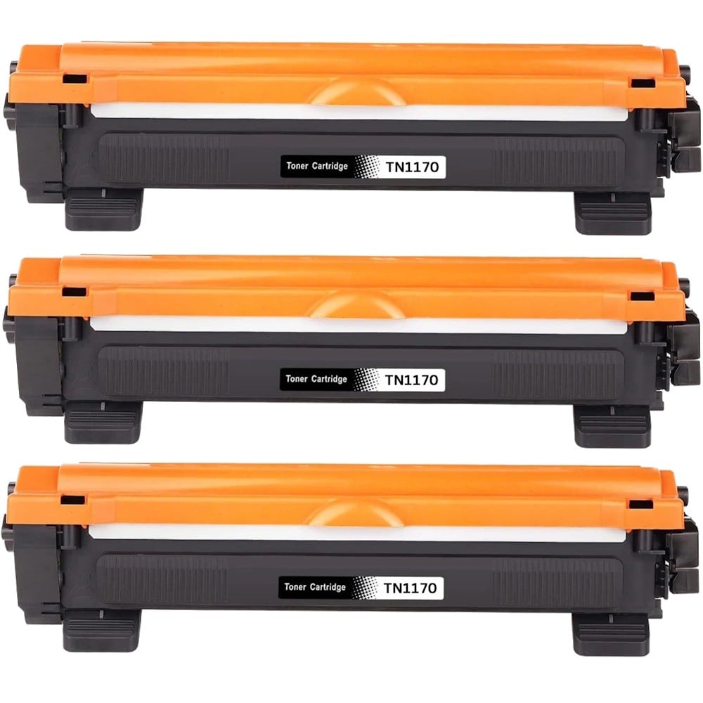 Compatible Brother TN-1170 Toner Cartridge 3 PACK