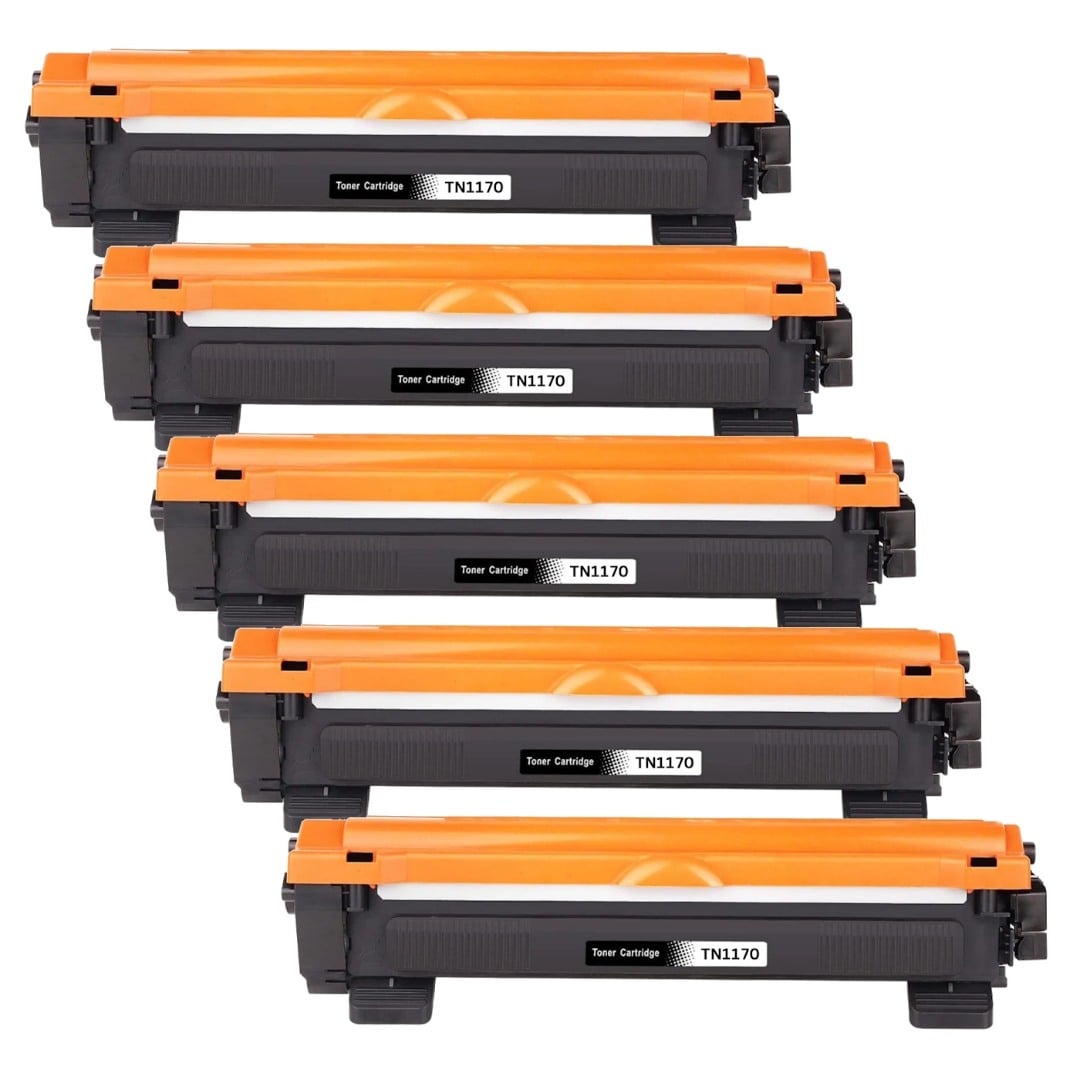 Compatible Brother TN-1170 Toner Cartridge 5 PACK