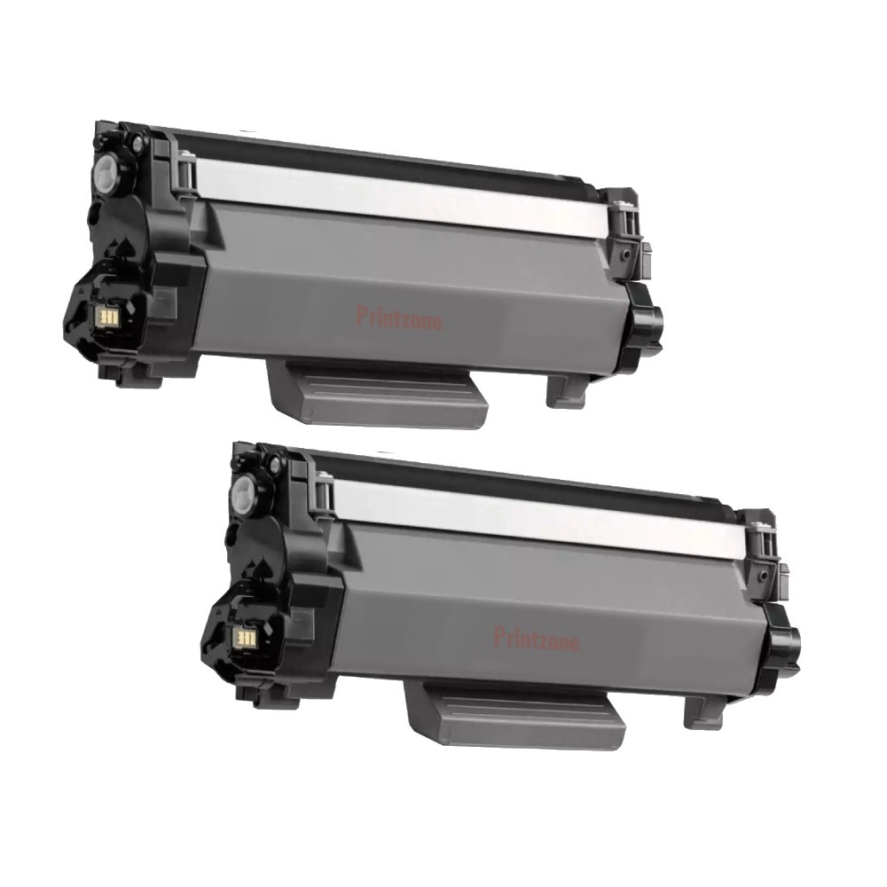 Compatible Brother TN2530XL Toner Cartridge High Yield 2 PACK