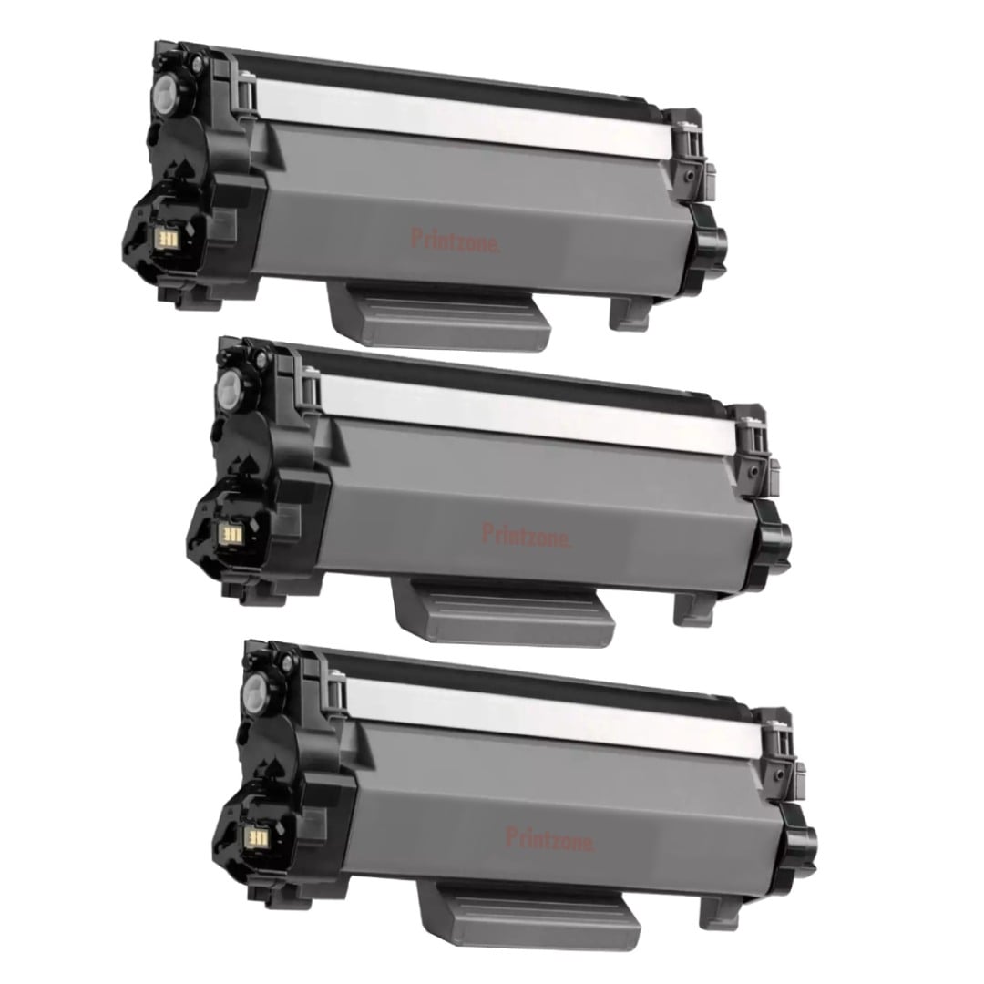 Compatible Brother TN2530XL Toner Cartridge High Yield 3 PACK