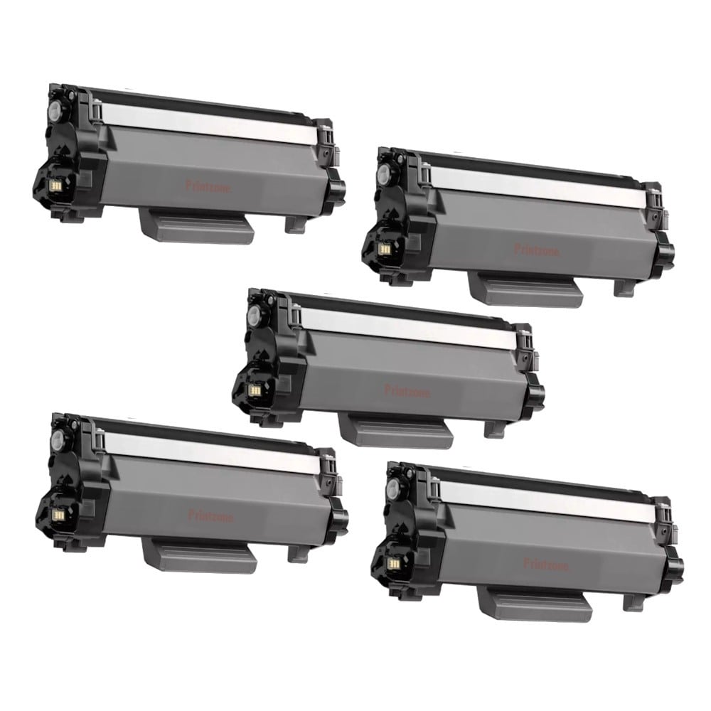 Compatible Brother TN2530XL Toner Cartridge High Yield 5 PACK