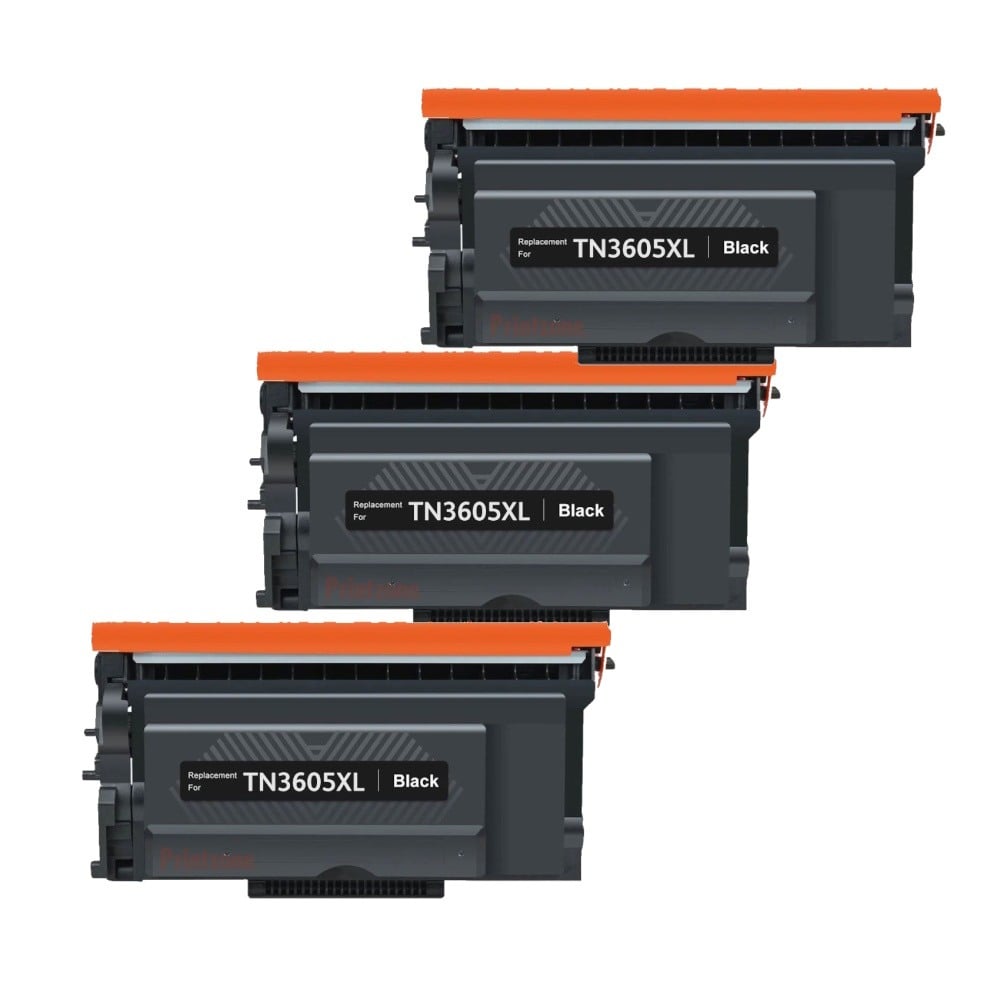Compatible Brother TN3605XL Toner Cartridge High Yield 3 PACK