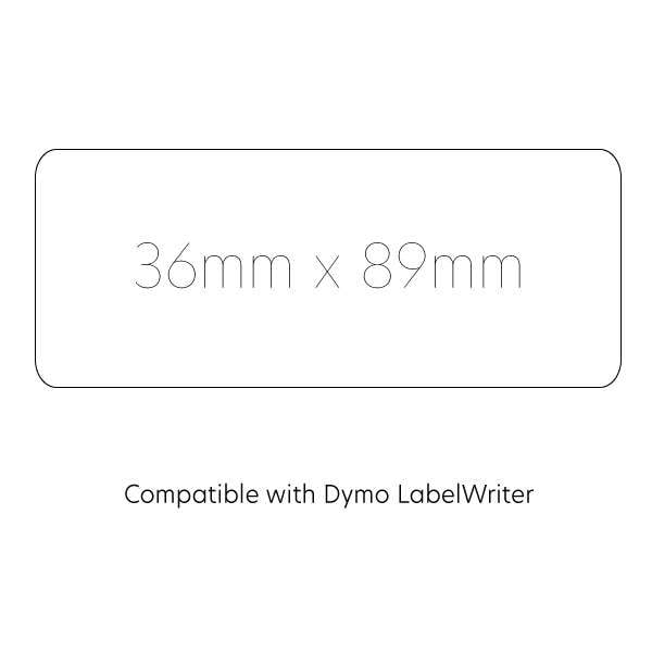 Compatible Dymo SD99012 / S0722400 LabelWriter Large Posting Address Labels 36 x 89mm
