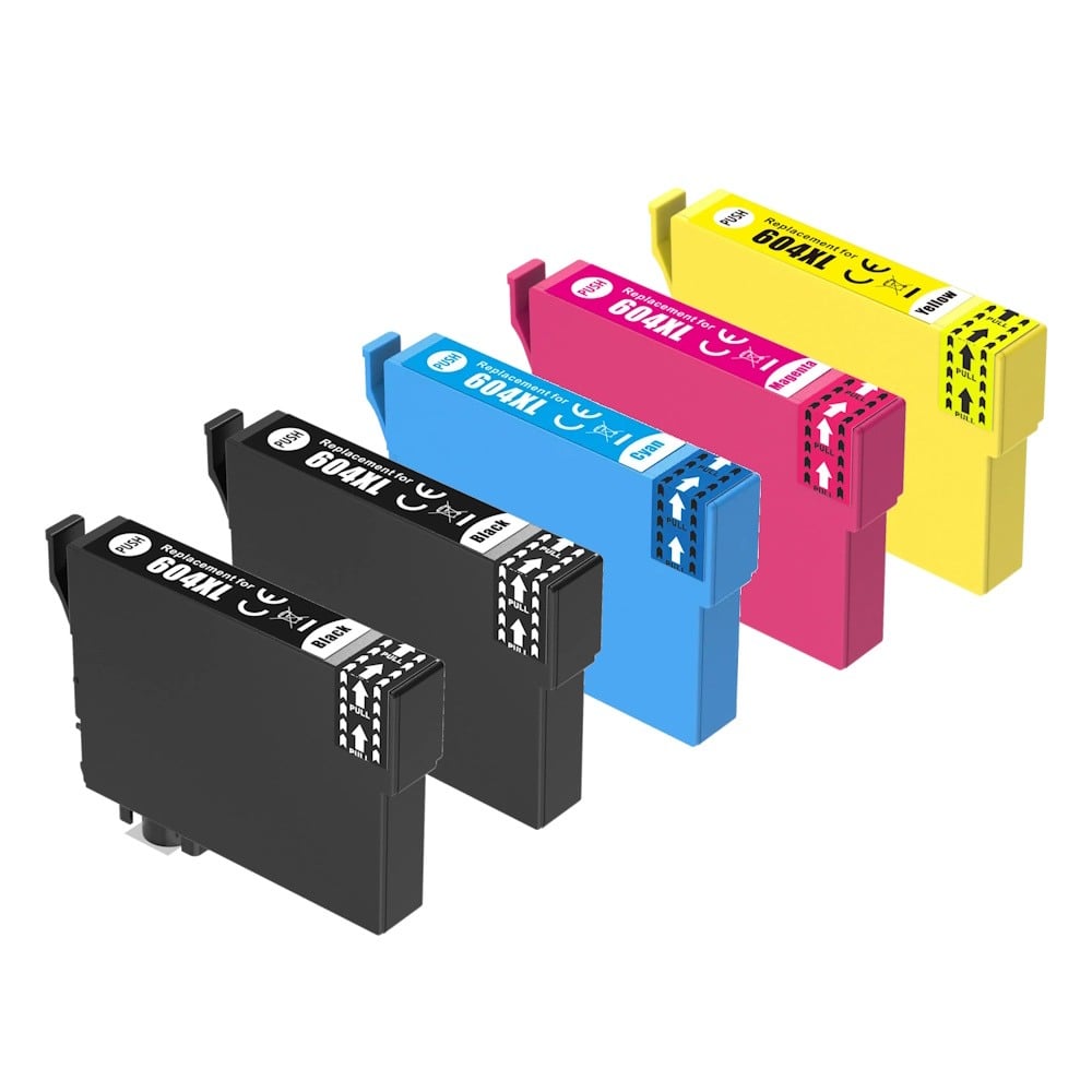 Compatible Epson 604XL High Yield Ink Cartridge Combo Value Pack PLUS EXTRA BLACK Compatible Epson 604XL High Yield Ink Cartridge Combo Value Pack PLUS EXTRA BLACK