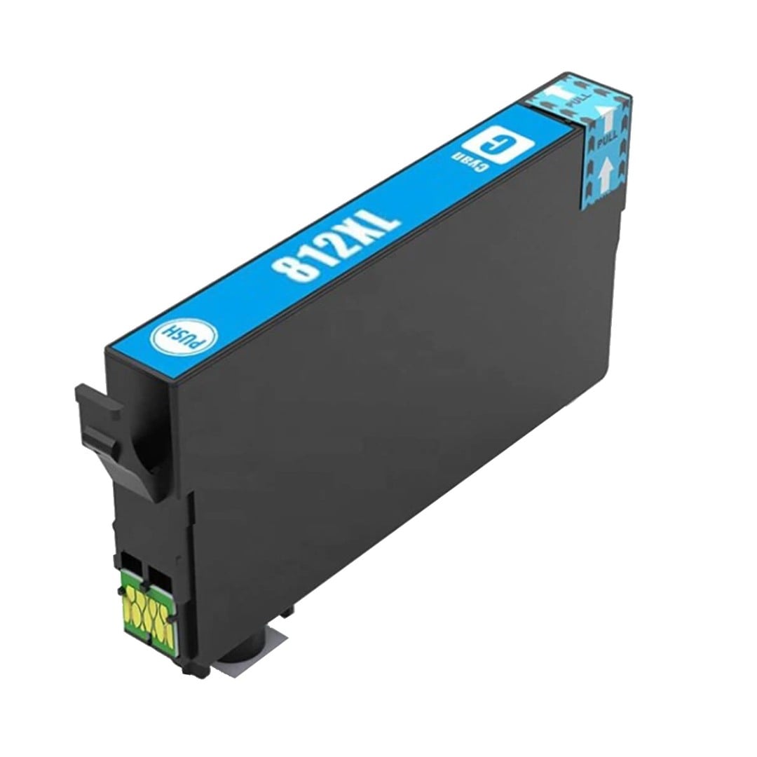 Compatible Epson 812XL Cyan Ink Cartridge High Yield