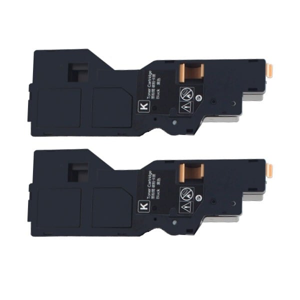Compatible FujiFilm CT203486 High Yield Black Toner 2 PACK for C325z and C325dw