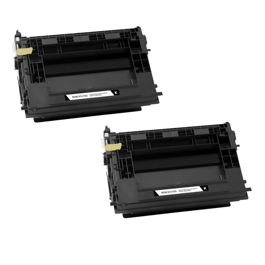 Compatible HP 147A Toner Cartridge 2 PACK W1470A Compatible HP 147A Toner Cartridge 2 PACK W1470A