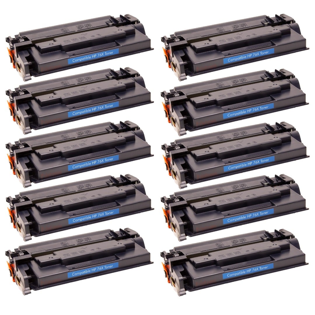 Compatible HP 76X High Yield Toner 10 PACK CF276X Compatible HP 76X High Yield Toner 10 PACK CF276X