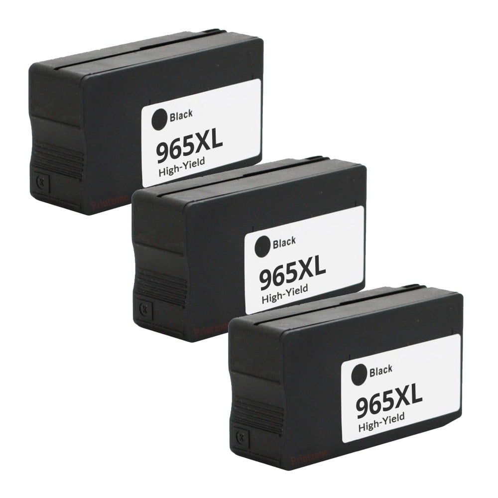 Compatible HP 965XL Black High Yield Ink 3 PACK 3JA84AA