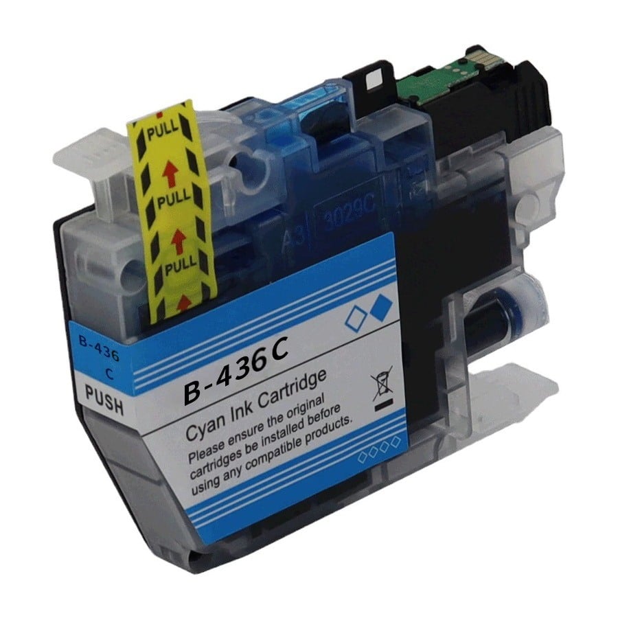 Compatible Brother LC436C Cyan Ink Cartridge