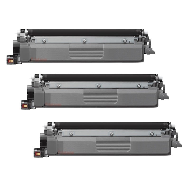 Compatible Brother TN258XLBK Black Toner 3 PACK