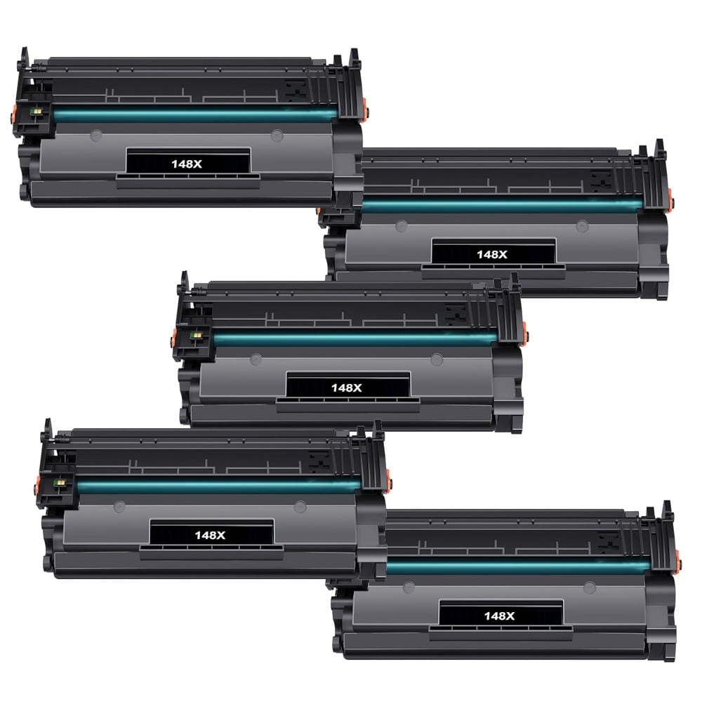 Compatible HP 148X High Yield Toner 5 PACK W1480X