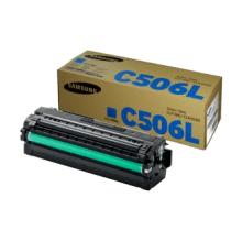 Genuine Samsung CLT-C506L Cyan Toner Cartridge