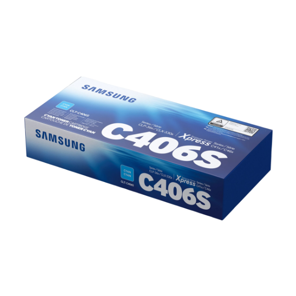 Genuine Samsung CLT-C406S Cyan Toner