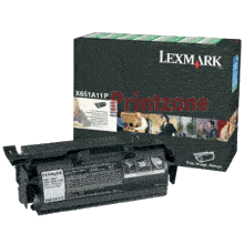 Genuine Lexmark X651A11P Black Toner Cartridge