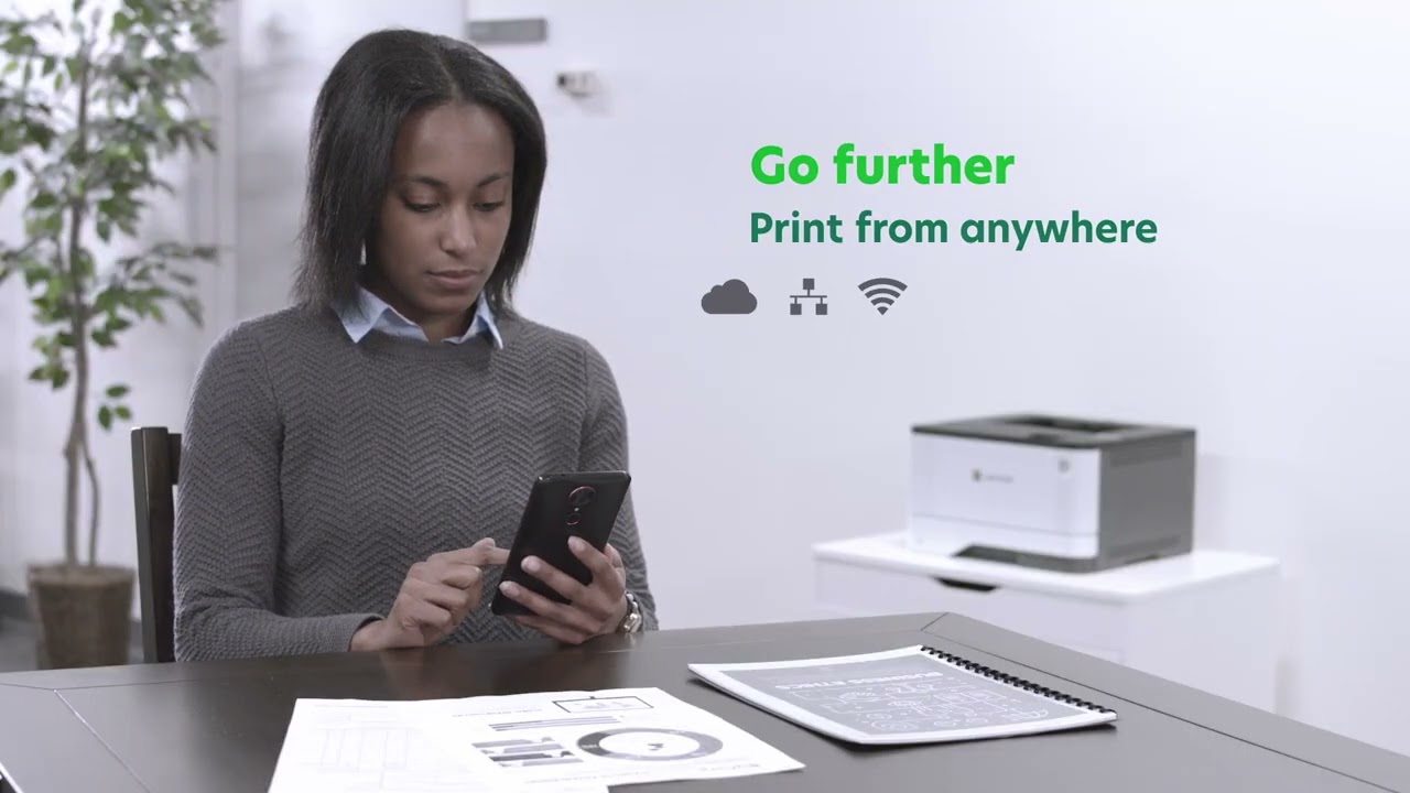 Lexmark B3442dw Mono Laser Printer 40ppm / Wireless / Duplex Video