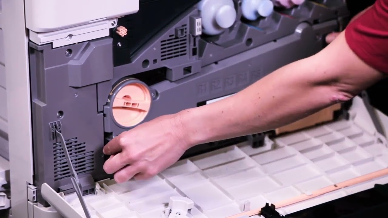Genuine Fuji Xerox CWAA0901 Waste Toner Container Video