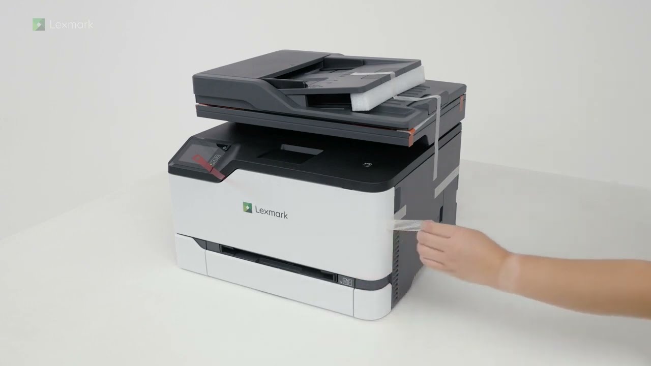 Lexmark CX431adw Colour Multifunction Laser Printer Video