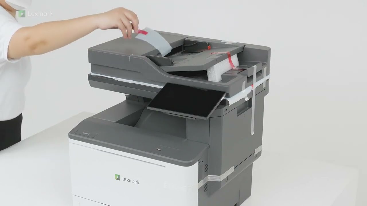Lexmark CX532adwe Colour Multifunction Laser Printer Video