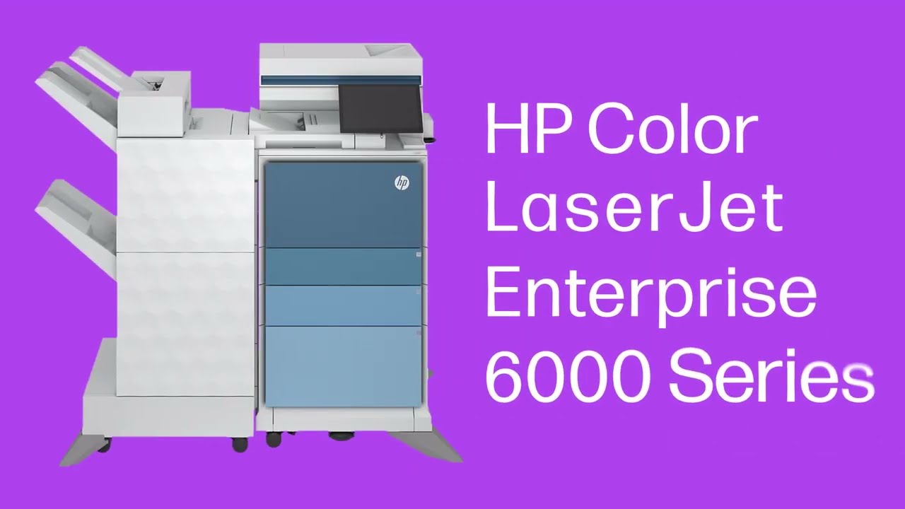 HP Color LaserJet Enterprise MFP 6800dn Multifunction Printer 6QN35A Video